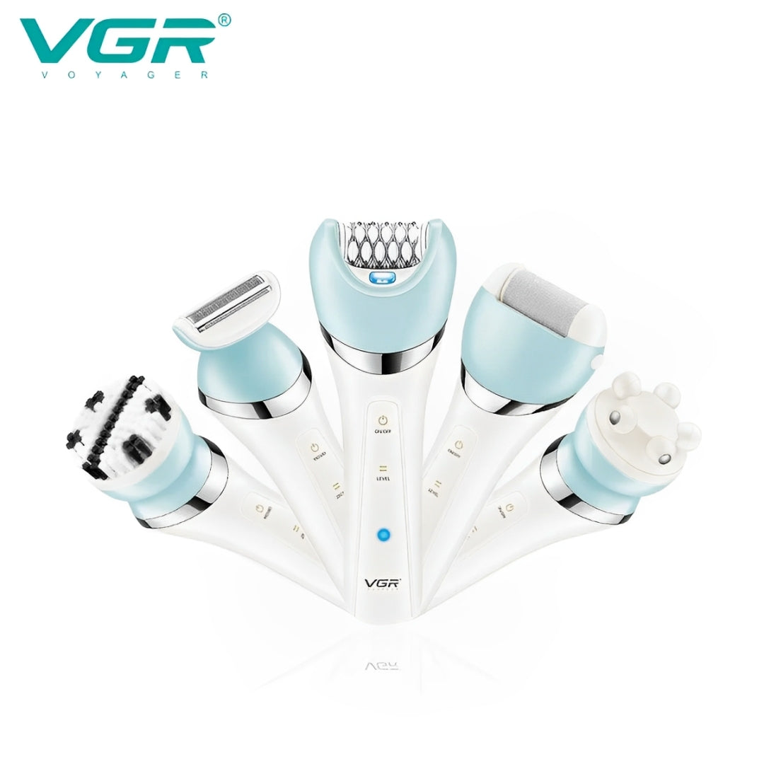 VGR V-703 Rechargeable Epilator – Premium Hair Removal Technology for Flawless, Silky Skin